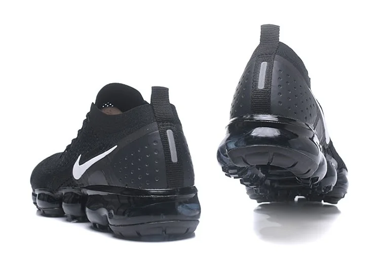 נעלי נייק-Nike Air VaporMax Flyknit 2.0W Black White – תמונה 3