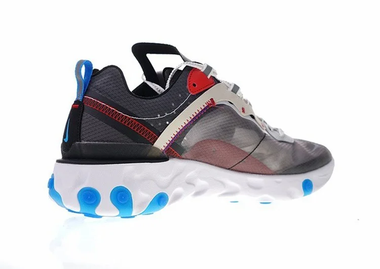 נעלי נייק-Nike React Element 55 Dark Platinum Grey – תמונה 2