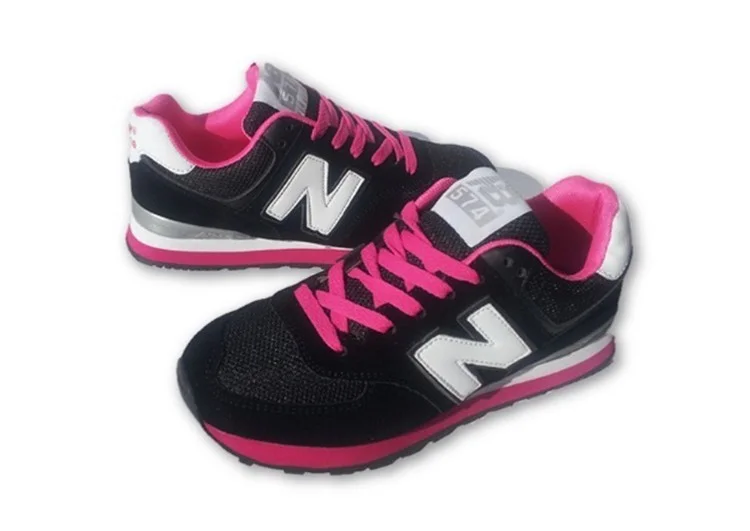 נעלי ניו באלאנס-New Balance 574 PINK BLACK