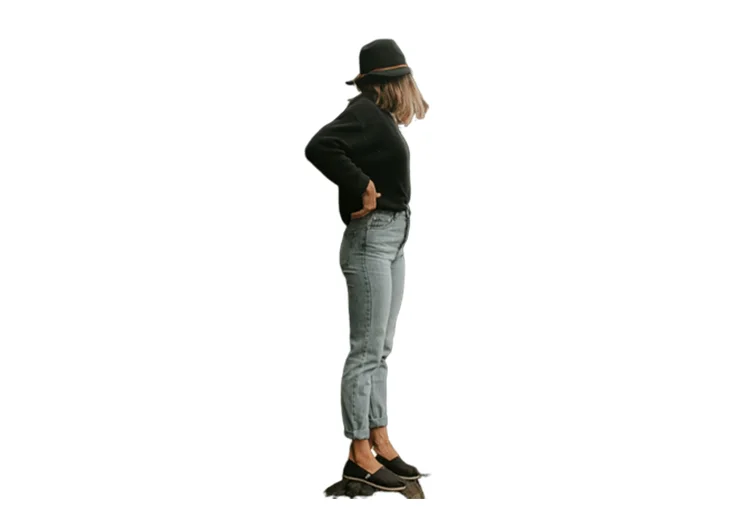 נעלי טומס-TOMS SHOES - CLASSIC BLACK CANVAS – תמונה 4