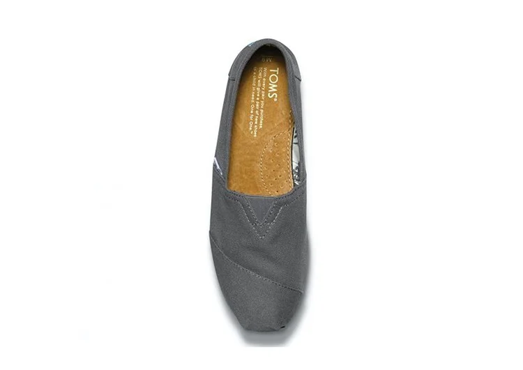 נעלי טומס-TOMS SHOES - CLASSIC GREY CANVAS – תמונה 2