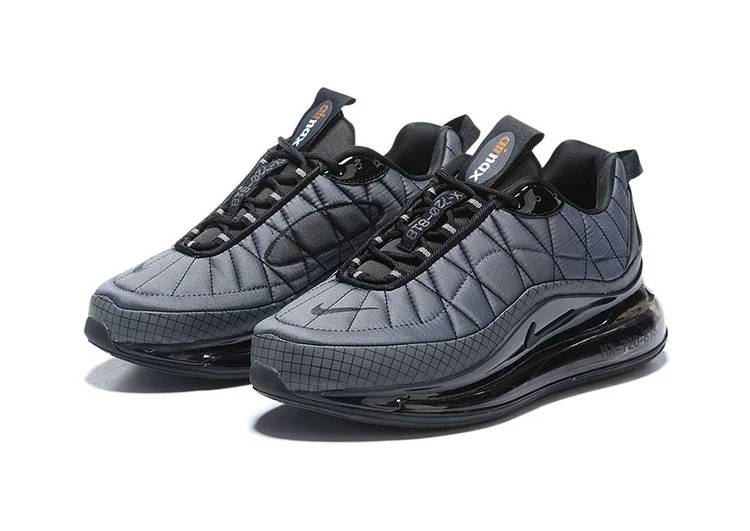 NIKE AIR MAX 720 DARK GRAY - BLACK LOGO – תמונה 3