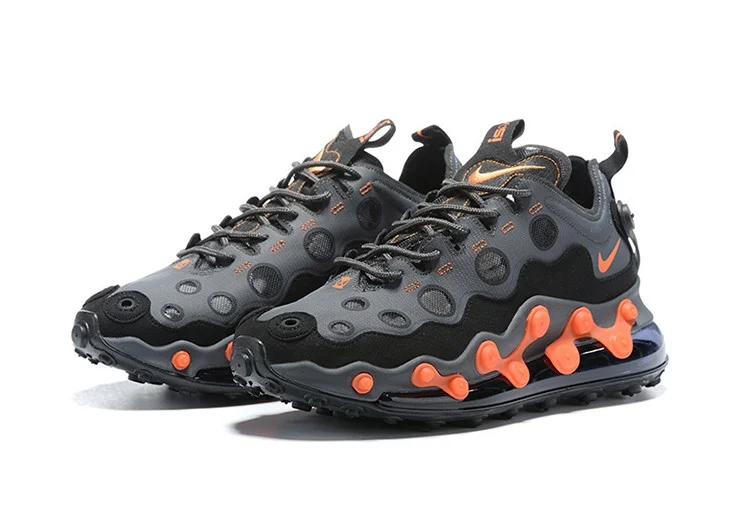 NIKE AIR MAX 720 ISPA BLACK - ORANGE LOGO – תמונה 4