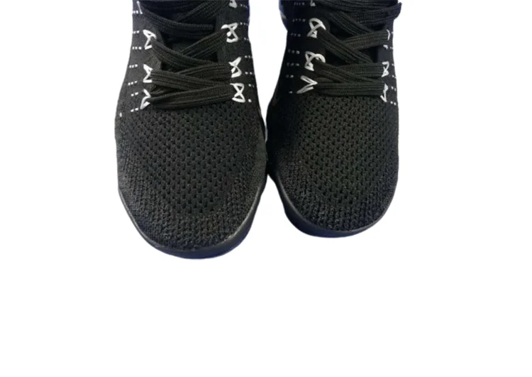 נעלי נייק-Nike Air Vapor Max Flyknit 2.0W BLACK-GOLDEN LOGO – תמונה 4