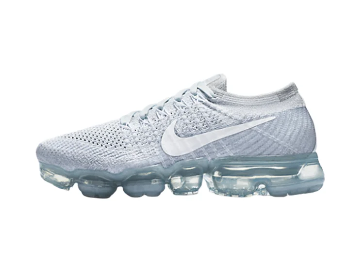 נעלי נייק-Nike Air Vapor Max Flyknit 2.0W GRAY-WHITE LOGO