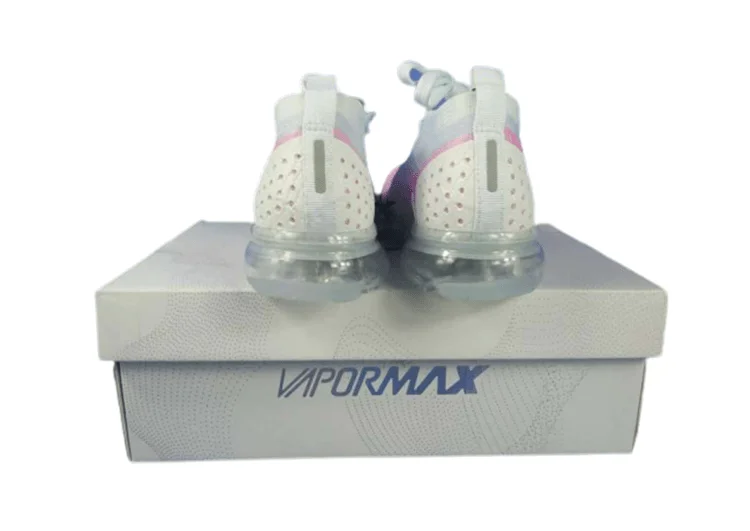 נעלי נייק-Nike Air Vapor Max Flyknit 2.0W WHITE-PINK – תמונה 4