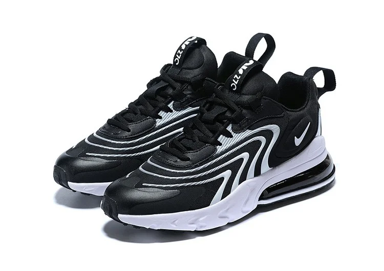 נעלי נייק-nike air max270 BLACK-WHITE – תמונה 4