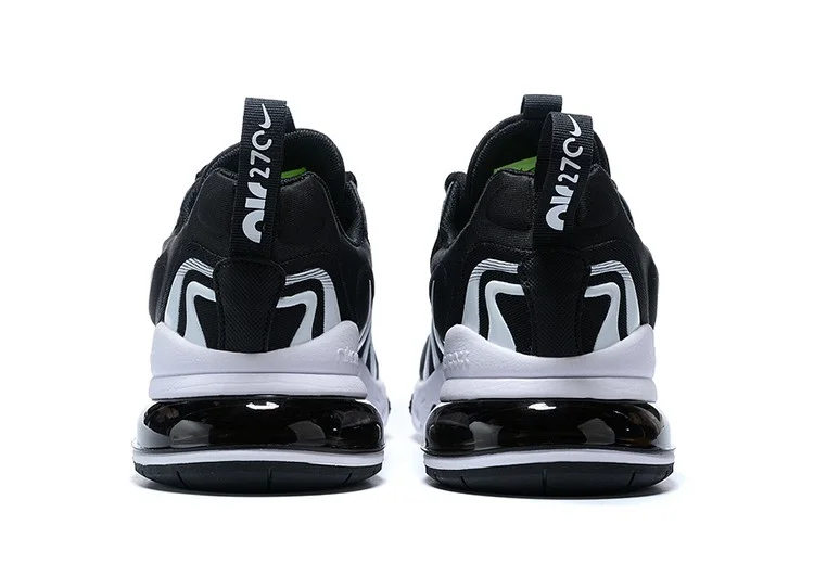 נעלי נייק-nike air max270 BLACK-WHITE – תמונה 3