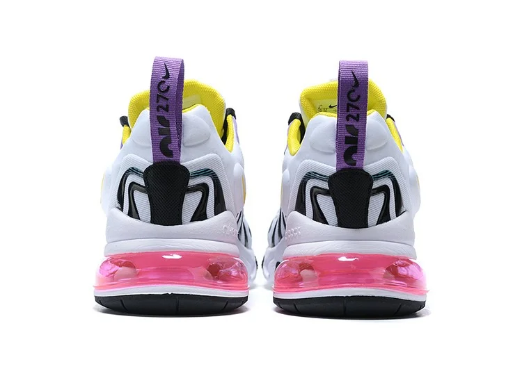 נעלי נייק-nike air max270 YELLOW-PURPLE-BLACK – תמונה 4