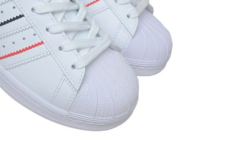 נעלי אדידס-ADIDAS Stan Smith - Anniversary White Rainbow Bar – תמונה 9