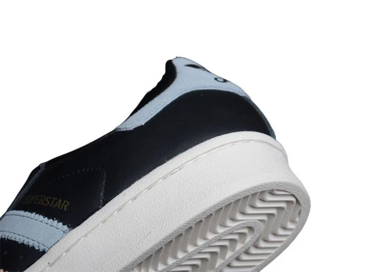 נעלי אדידס-ADIDAS Stan Smith - Black - Light Pink - Sky Blue – תמונה 6