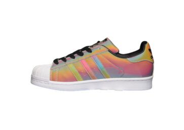 נעלי אדידס-ADIDAS Stan Smith - Black / White / Multi Color