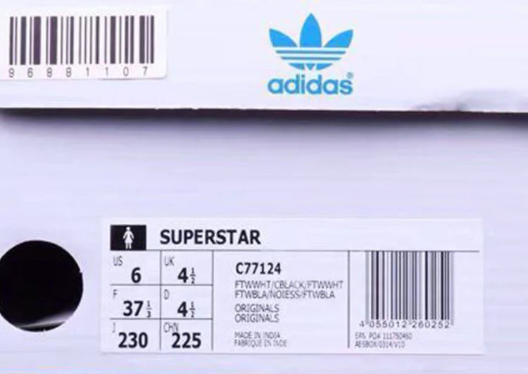 נעלי אדידס-ADIDAS Stan Smith - Shell Head White Black Gold Label – תמונה 10