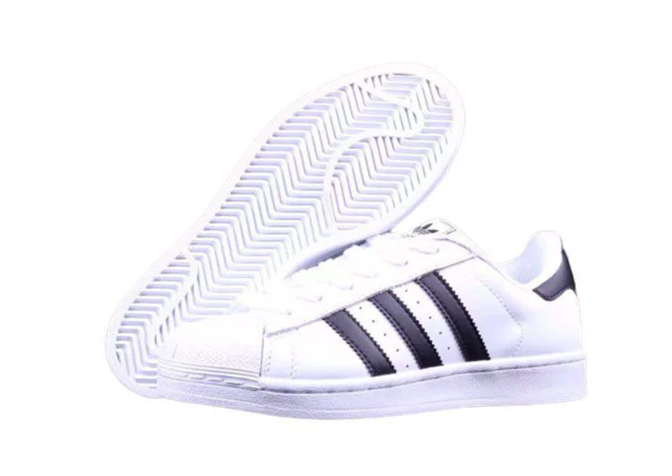 נעלי אדידס-ADIDAS Stan Smith - Shell Head White Black Label – תמונה 2