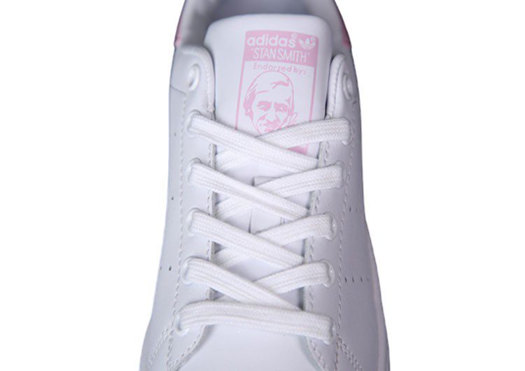 נעלי אדידס-ADIDAS Stan Smith -White Snake Print Pink Tail – תמונה 6