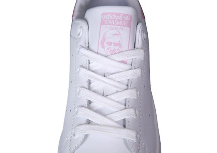 נעלי אדידס-ADIDAS Stan Smith -White Snake Print Pink Tail – תמונה 6