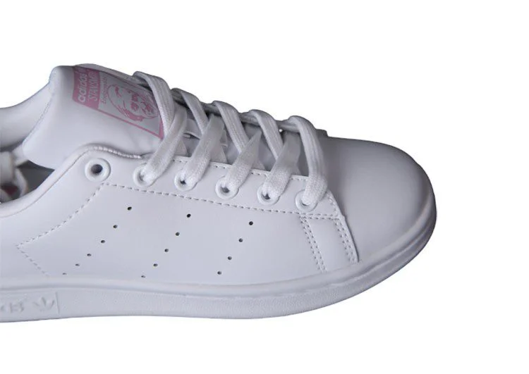 נעלי אדידס-ADIDAS Stan Smith -White Snake Print Pink Tail – תמונה 7