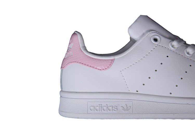 נעלי אדידס-ADIDAS Stan Smith -White Snake Print Pink Tail – תמונה 8