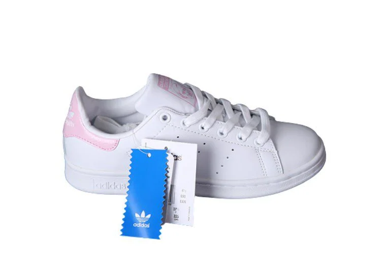 נעלי אדידס-ADIDAS Stan Smith -White Snake Print Pink Tail – תמונה 5