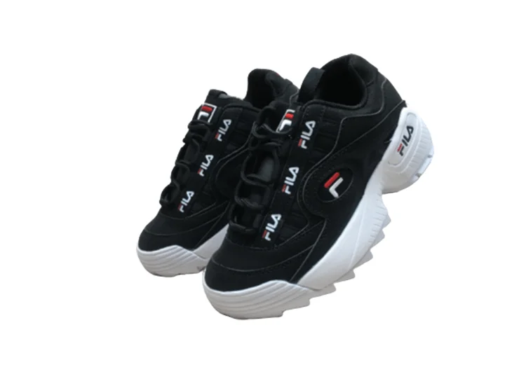 נעלי פילה-Fila Disruptor 2 Premium Athletic Shoes-BLACK PEARL – תמונה 2