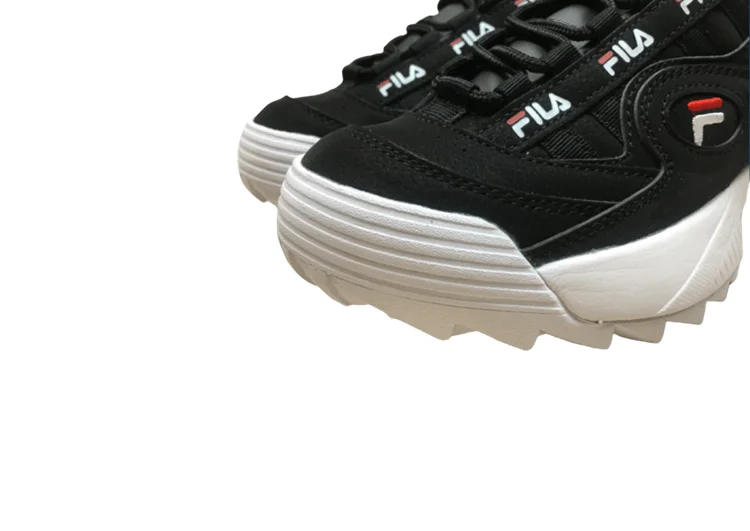 נעלי פילה-Fila Disruptor 2 Premium Athletic Shoes-BLACK PEARL – תמונה 8