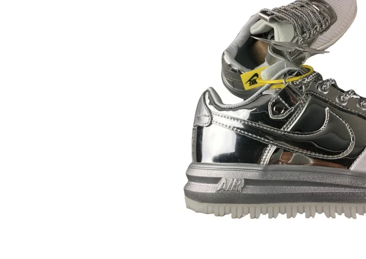 נעלי נייק-NIKE AIR LF1 DUCKBOOT WHITE- SILVER – תמונה 5