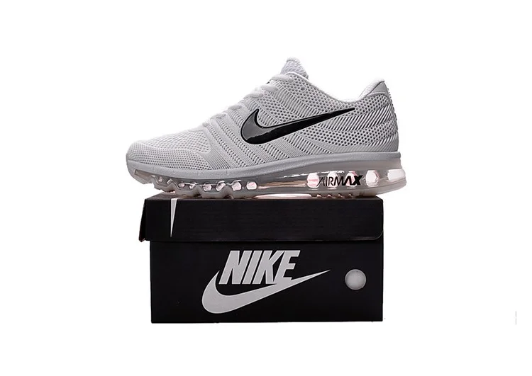 נעלי נייק-Nike Air Max 2017- GREY SUIT- BLACK – תמונה 3