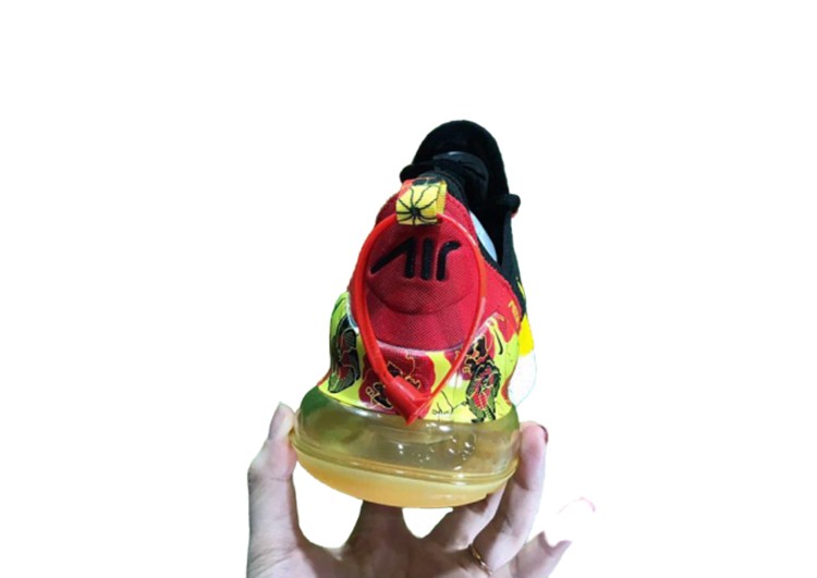 נעלי נייק-Nike Air Max 270 CARDINAL-LEMON – תמונה 5