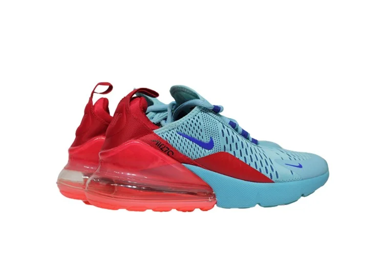 נעלי נייק-Nike Air Max 270 FOUNTAIN BLUE-FIRE BRICK – תמונה 3