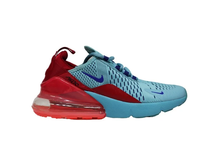 נעלי נייק-Nike Air Max 270 FOUNTAIN BLUE-FIRE BRICK – תמונה 2