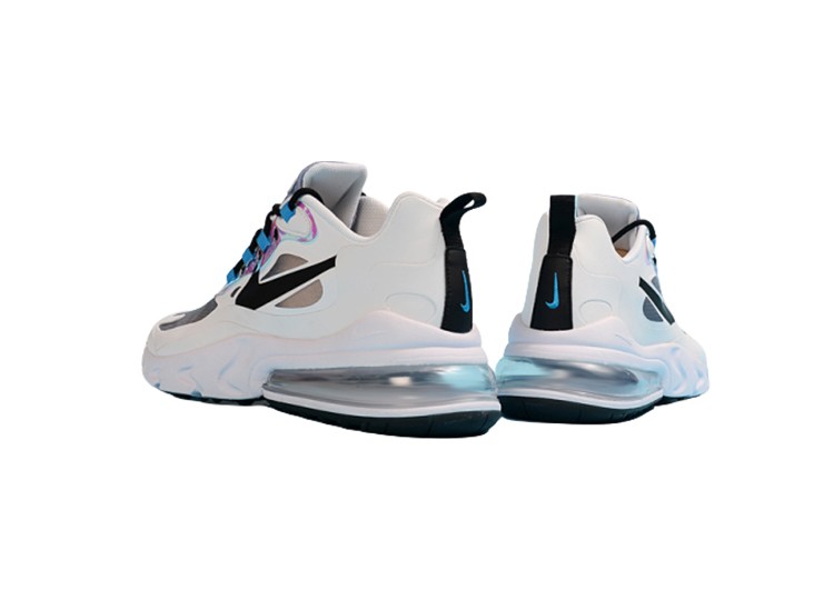 Nike Air Max 270 React SILVER SAND- MAIRE – תמונה 4
