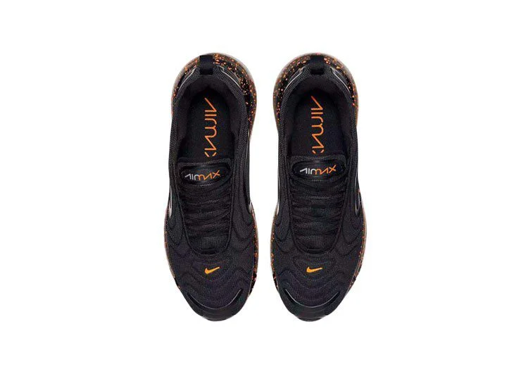 Nike Air Max 720 Black & ORG Logo – תמונה 4