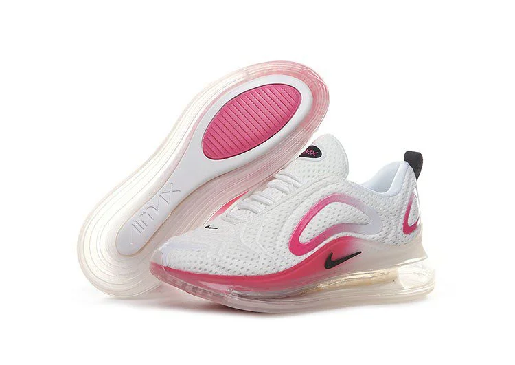 Nike Air Max 720 White - Pink & Black Logo – תמונה 3