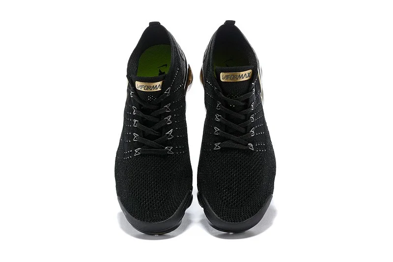 Nike Air Vapor Max Flyknit 2.0 NERO- GOLDEN LOGO – תמונה 4