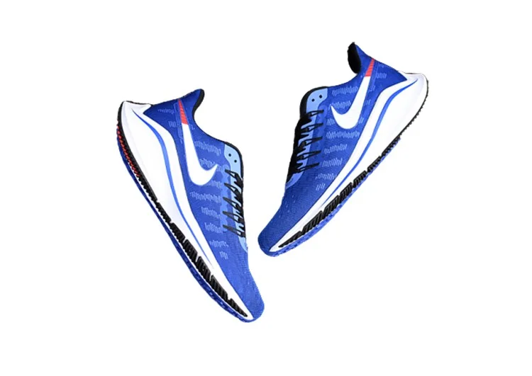 נעלי נייק-Nike Air Zoom Mariah Flyknit Racer- NEON BLUE- LIGHT SKY BLUE – תמונה 4