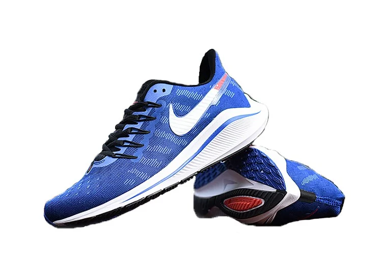 נעלי נייק-Nike Air Zoom Mariah Flyknit Racer- NEON BLUE- LIGHT SKY BLUE – תמונה 5