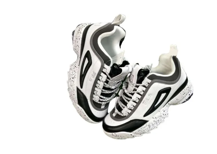נעלי פילה-Fila Disruptor 2 Premium Athletic Shoes-WHITE-BLACK – תמונה 3
