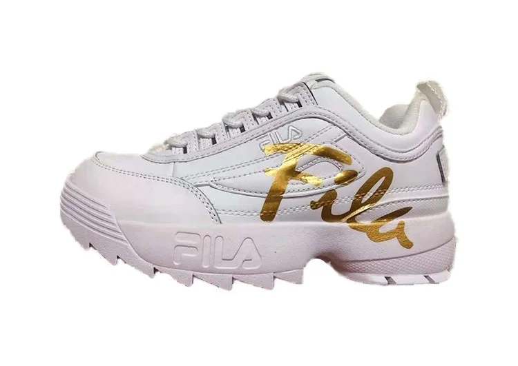 נעלי פילה-Fila Disruptor 2 Premium Athletic Shoes-WHITE LILAC