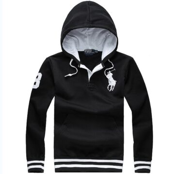 ראלף לורן-RL MEN’S JACKET HOODIES BLACK