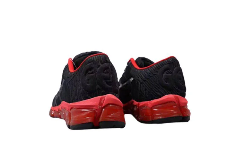 נעלי אסיקס-ASICS - Black & Dark Red – תמונה 10