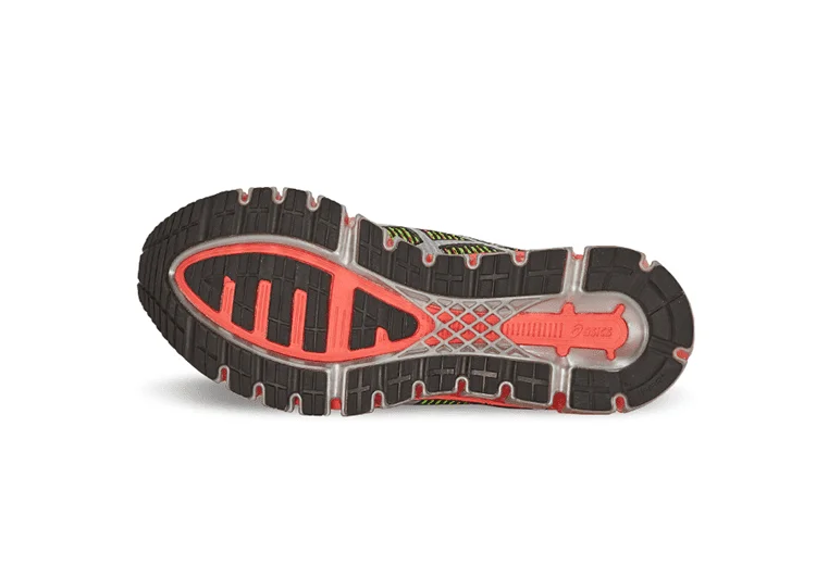 נעלי אסיקס-ASICS - Black & Green Gray Border – תמונה 7