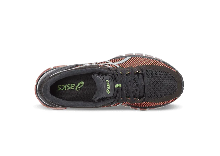 נעלי אסיקס-ASICS - Black & Green Gray Border – תמונה 5