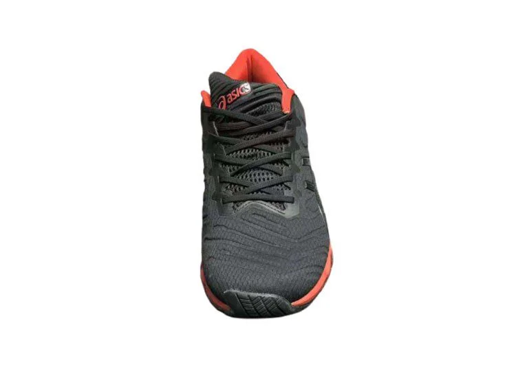 נעלי אסיקס-ASICS - Black & Light Red – תמונה 3