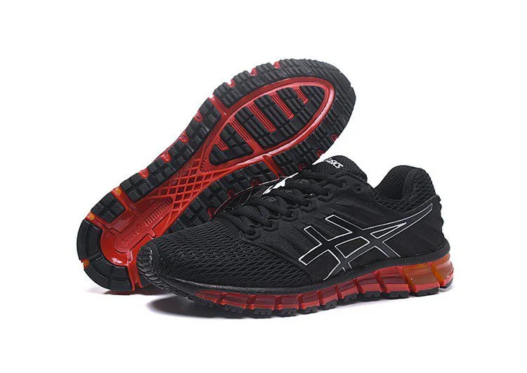 נעלי אסיקס-ASICS - Black & Red – תמונה 6