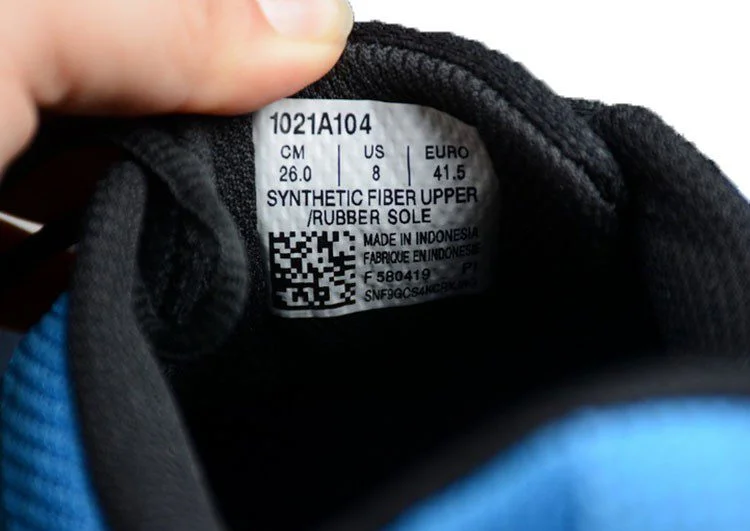 נעלי אסיקס-ASICS - Blue & Black – תמונה 7