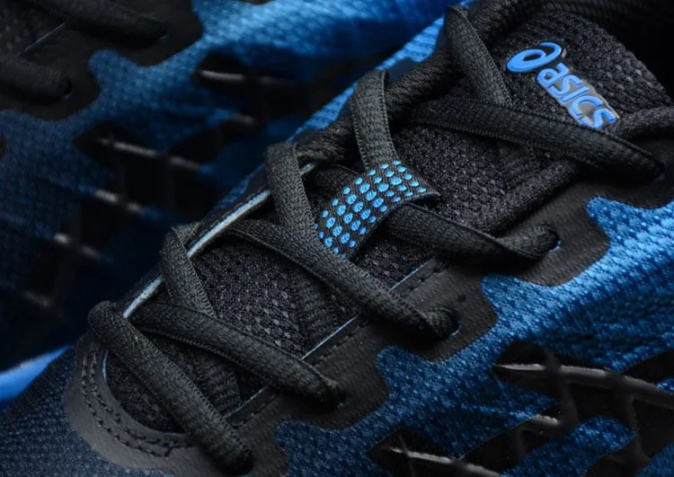 נעלי אסיקס-ASICS - Blue & Black – תמונה 9