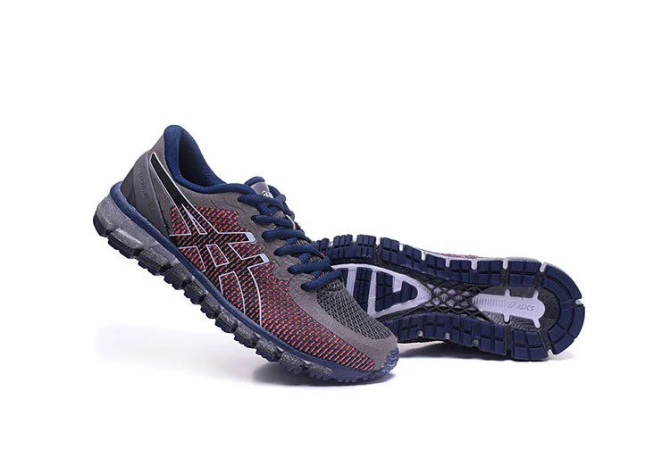 נעלי אסיקס-ASICS - CM -Light Gray Navy Blue – תמונה 6