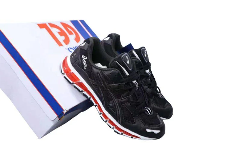 נעלי אסיקס-ASICS - GEL-KAYANO - Black Red – תמונה 4