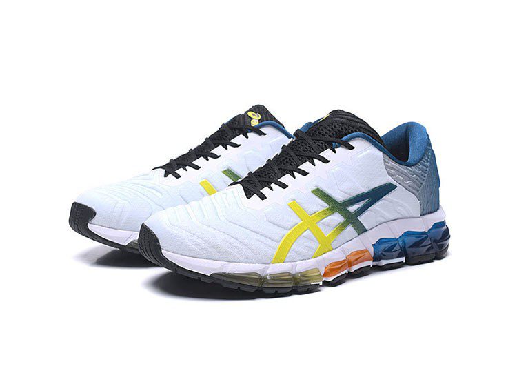 נעלי אסיקס-ASICS - GEL-QUANTUM - White & Blue – תמונה 3