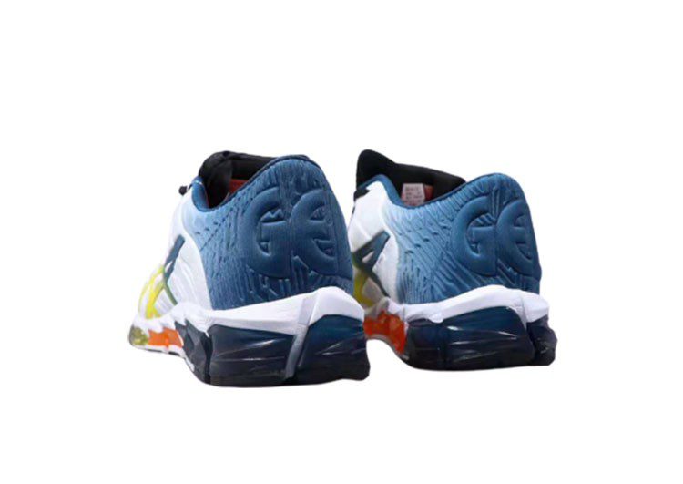 נעלי אסיקס-ASICS - GEL-QUANTUM - White & Blue – תמונה 10